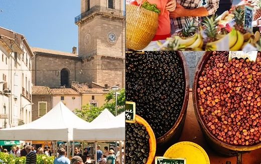 Villa PaulAna chambres d'hôtes naturistes Cap d'Agde, les marchés locaux